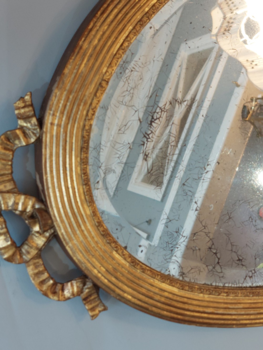 Pair of Adam Revival Giltwood Mirrors View VII