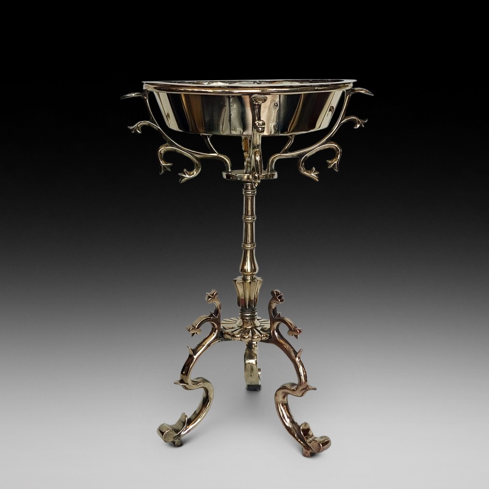 Early 20thC Indian Brass Planter 