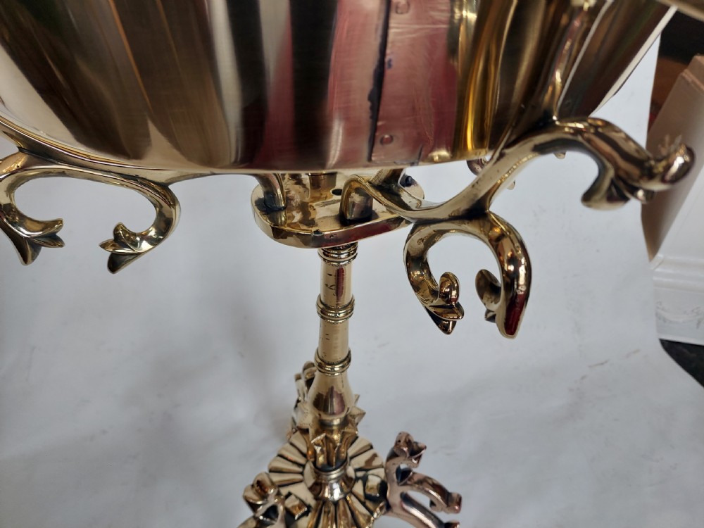 Early 20thC Indian Brass Planter  View VIII