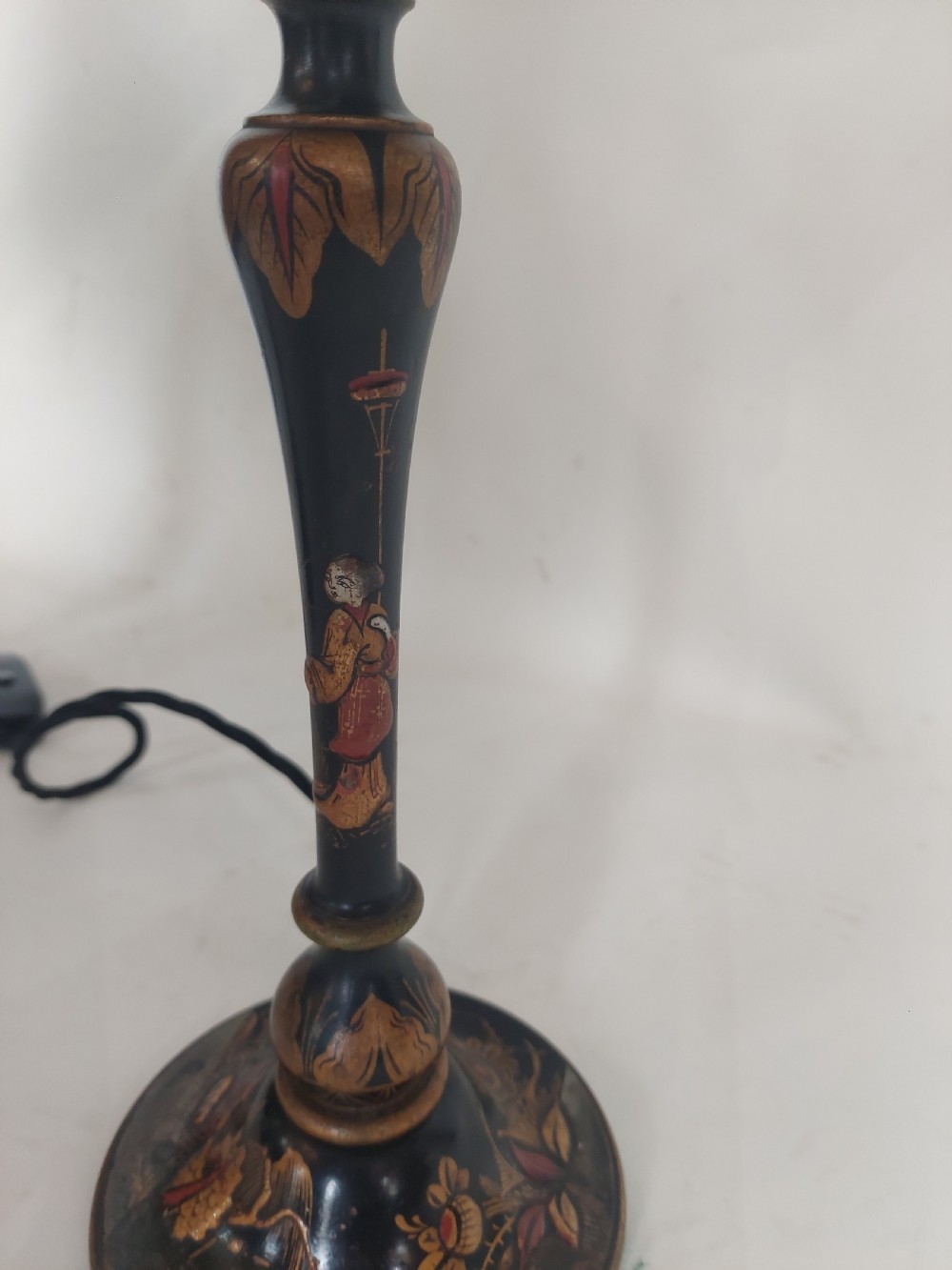 Pair of 1920's Chinoiserie Table Lamps View VIII