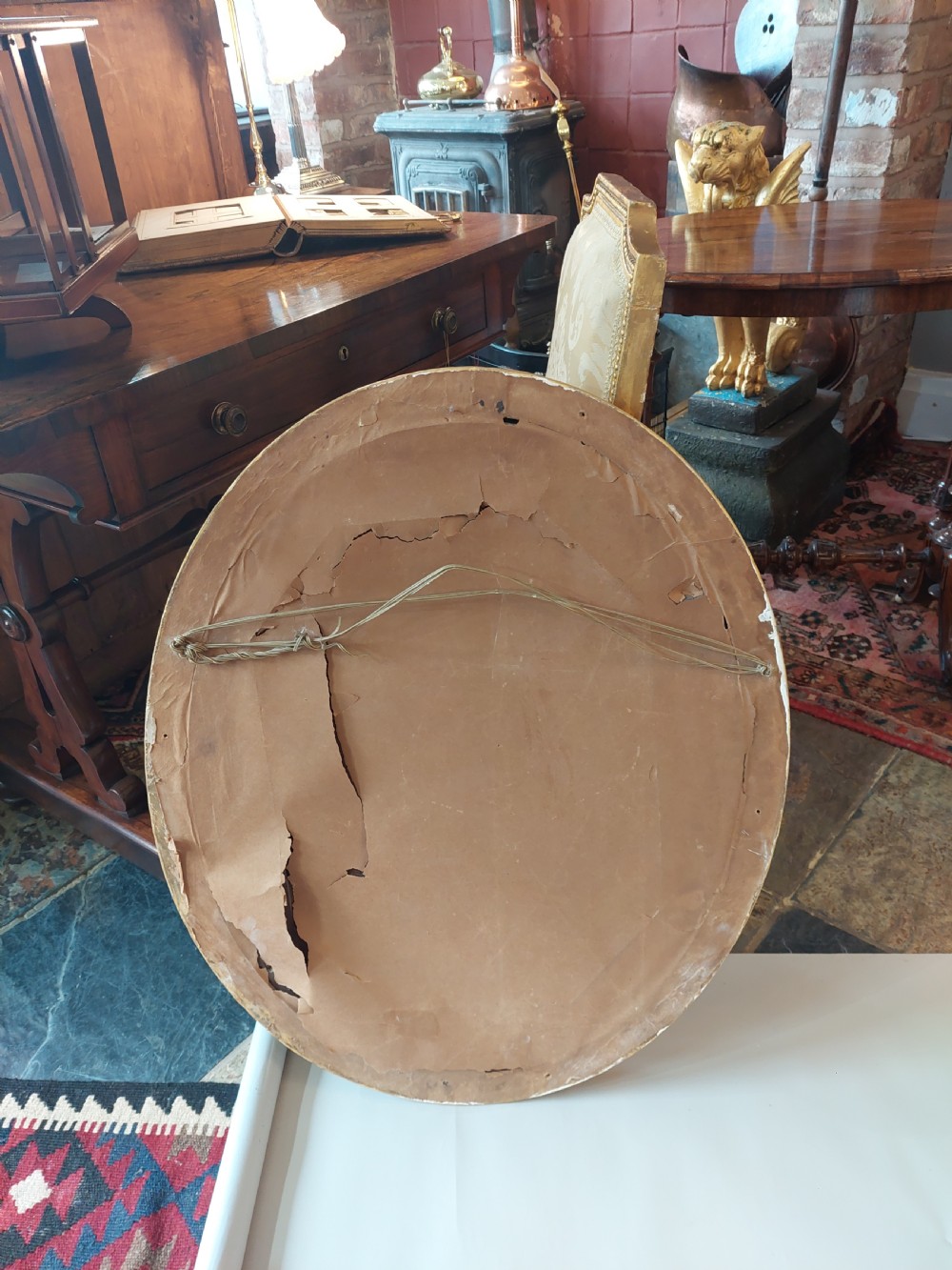 19th Century Giltwood Mirror View VI