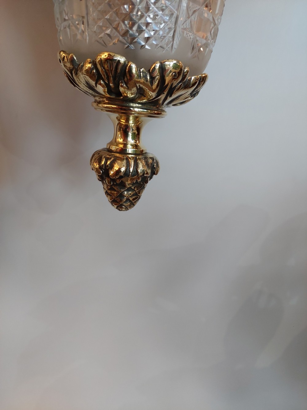Early 20thC Gilt Bronze Ceiling Fitting of Grand Proportions View XI