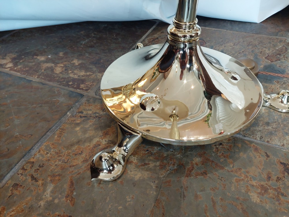Arts and Crafts Brass Extendable Standard Lamp View IV