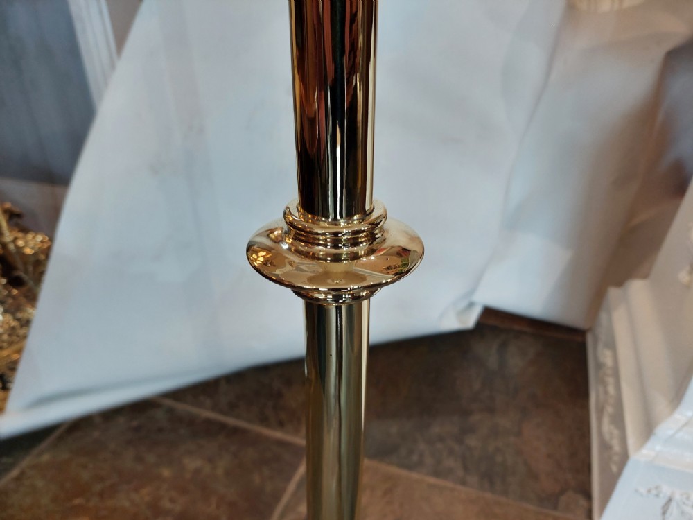 Arts and Crafts Brass Extendable Standard Lamp View VI