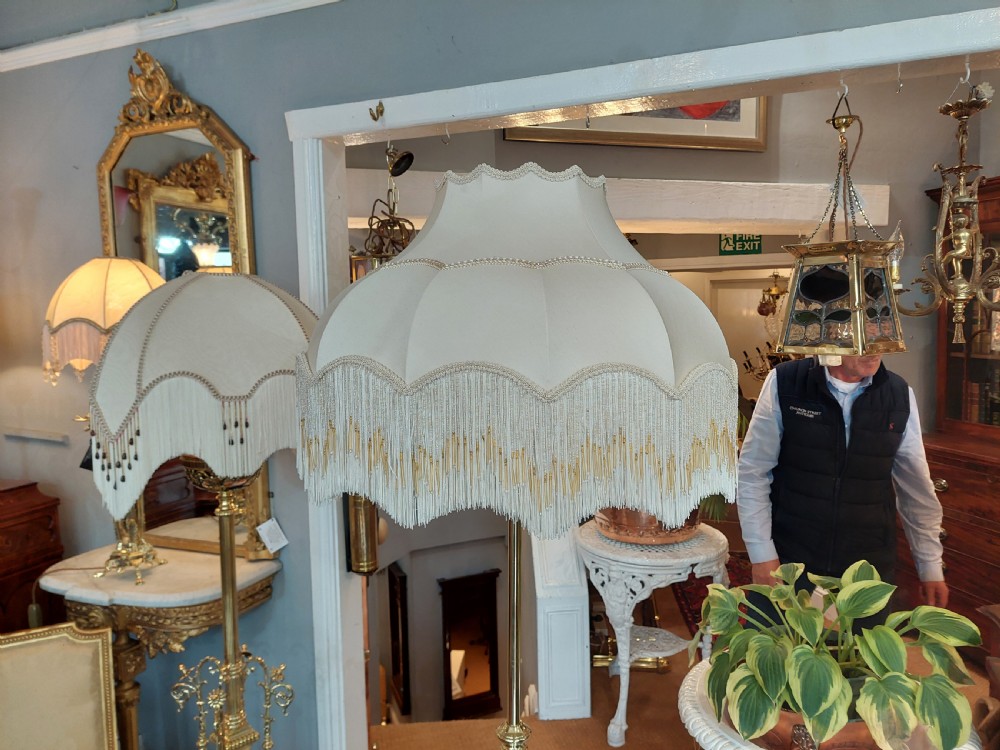 Arts and Crafts Brass Extendable Standard Lamp View IX