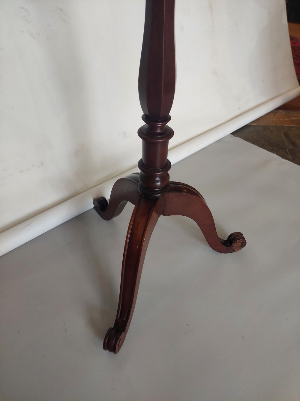 Edwardian Mahogany Painted Wine Table View VII