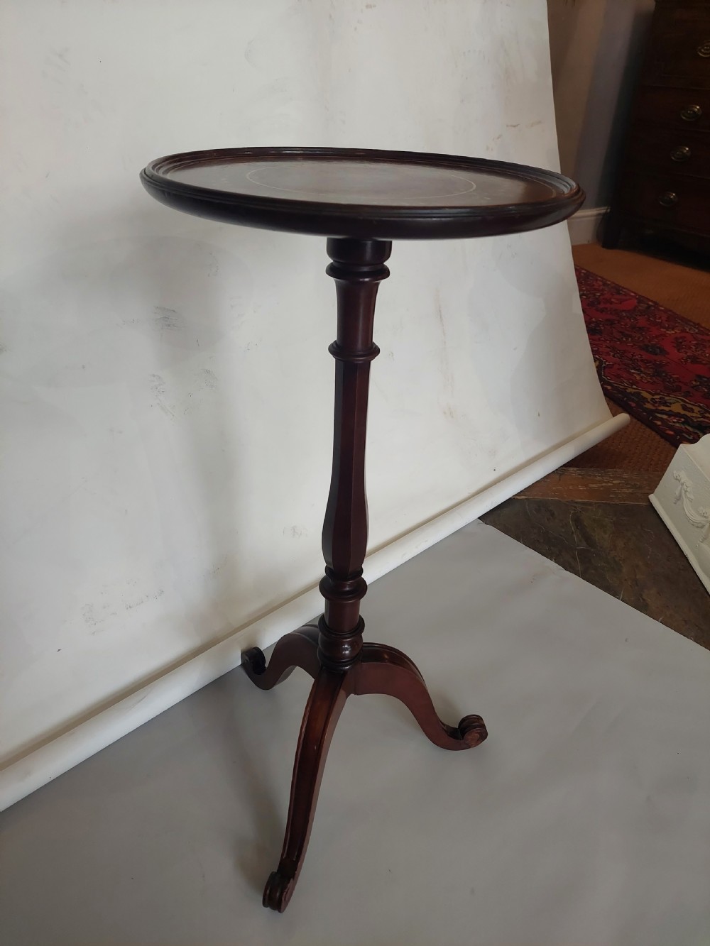 Edwardian Mahogany Painted Wine Table View VIII