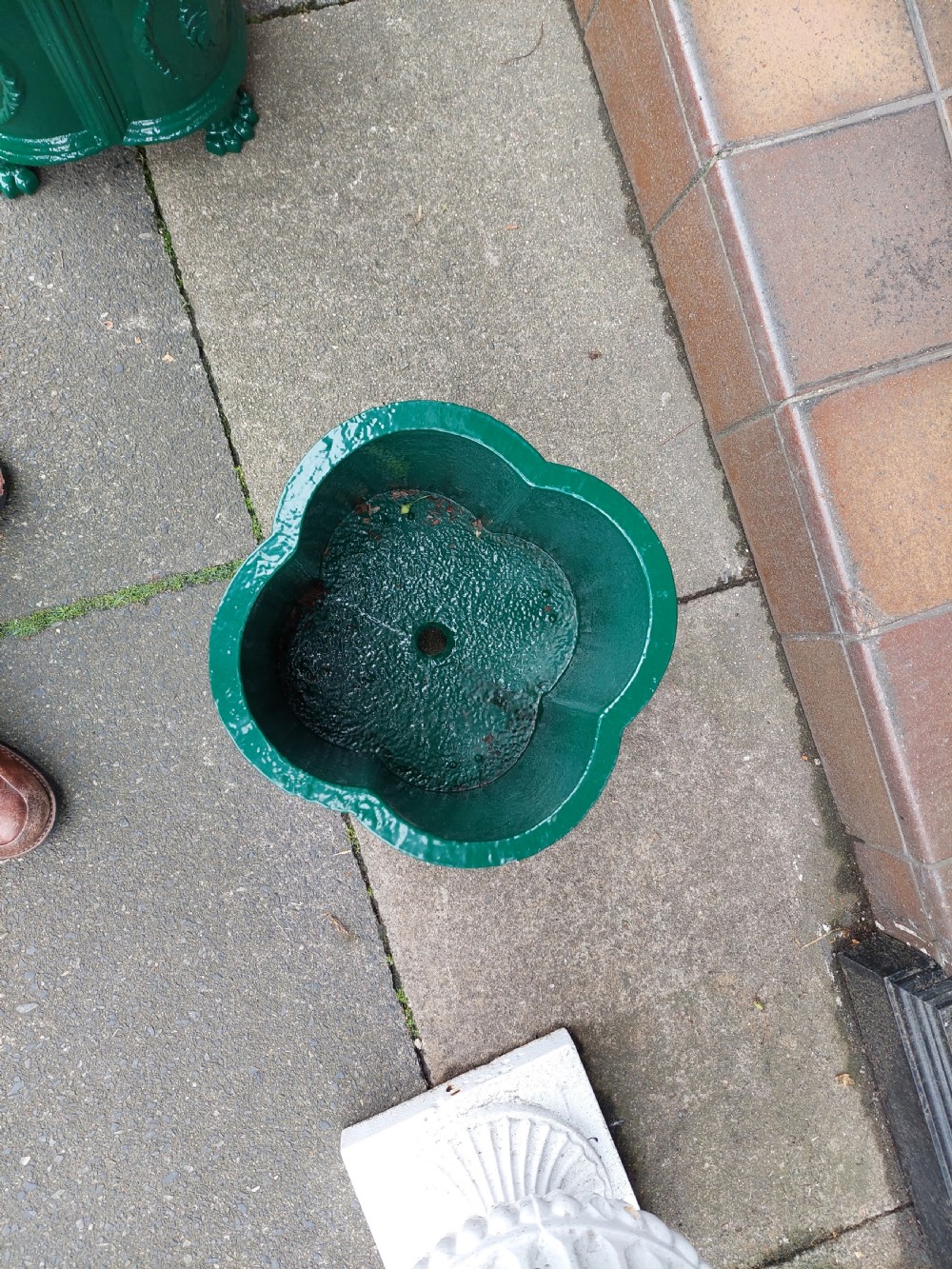 Pair of Victorian Cast Iron Garden Planters View III
