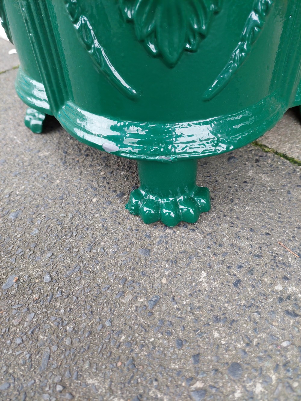 Pair of Victorian Cast Iron Garden Planters View VII