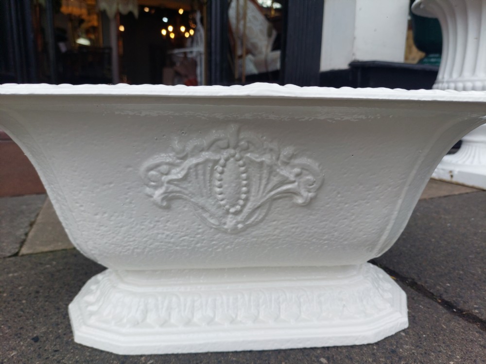 Early 20thC French Cast Iron Windowsill Planter View III