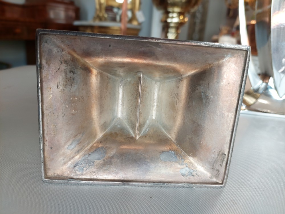 Pair of WMF Art Deco Plated Vases View VIII