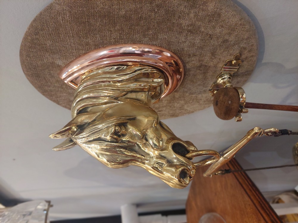Early 20thC Brass Wall Mounted Dinner Gong View VIII