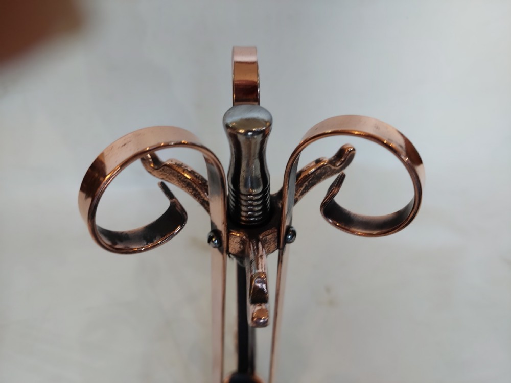 Late Victorian Copper Plated Steel Fireside Companion Set View VI