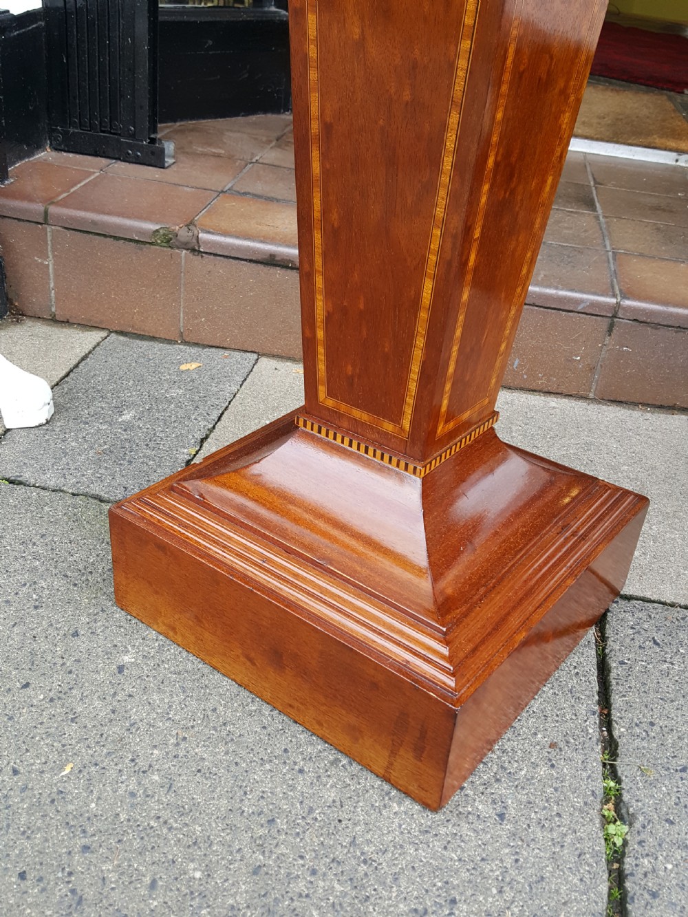 Edwardian Sheraton Style Mahogany Pedestal View IV
