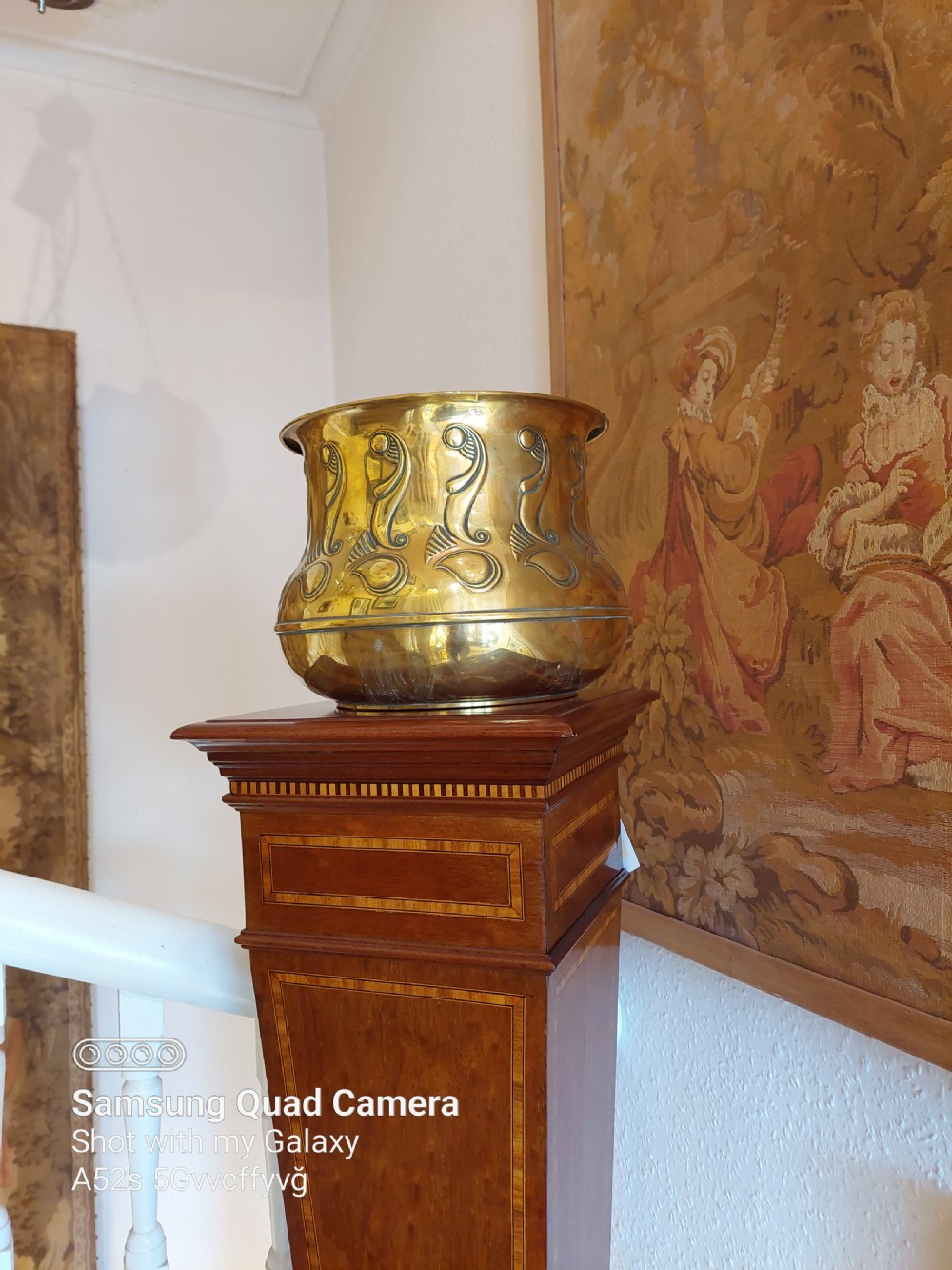 Edwardian Sheraton Style Mahogany Pedestal View V