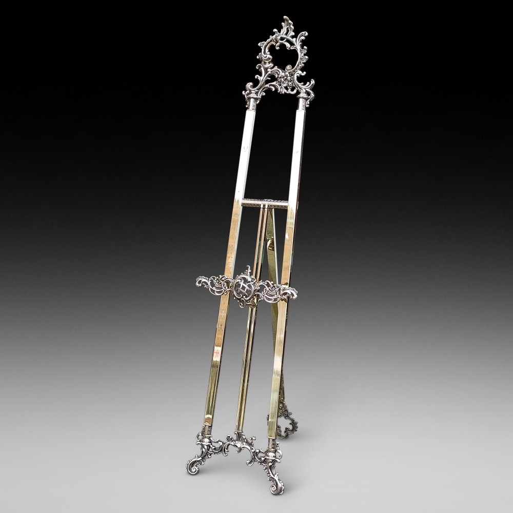 Late 19thC Brass Easel in the French 18thC Style