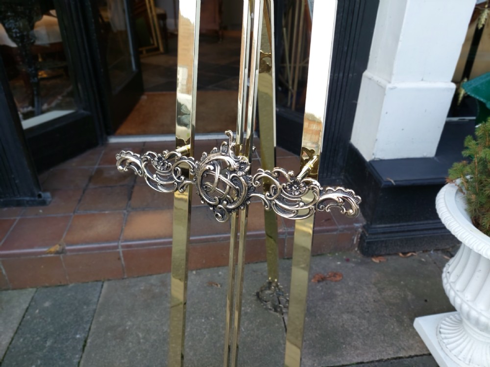 Late 19thC Brass Easel in the French 18thC Style View II