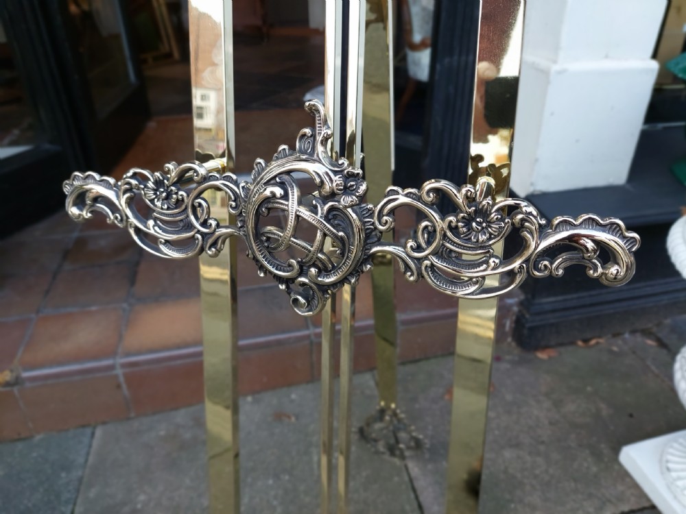 Late 19thC Brass Easel in the French 18thC Style View III