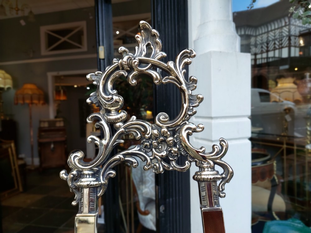 Late 19thC Brass Easel in the French 18thC Style View IV