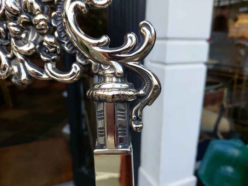 Late 19thC Brass Easel in the French 18thC Style View V