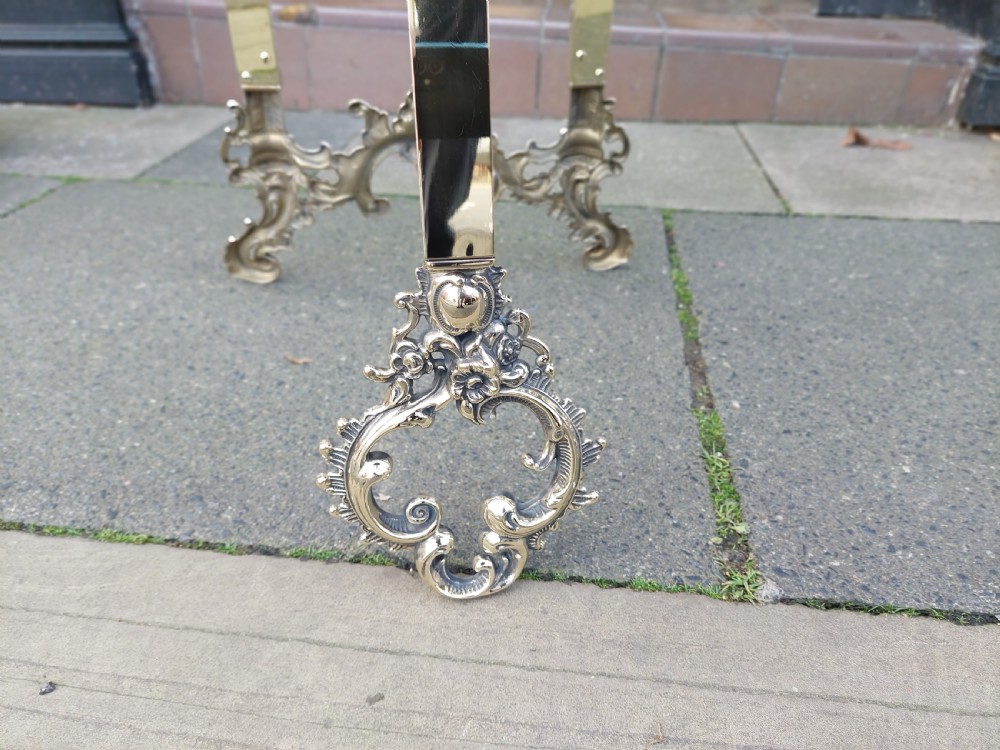 Late 19thC Brass Easel in the French 18thC Style View X