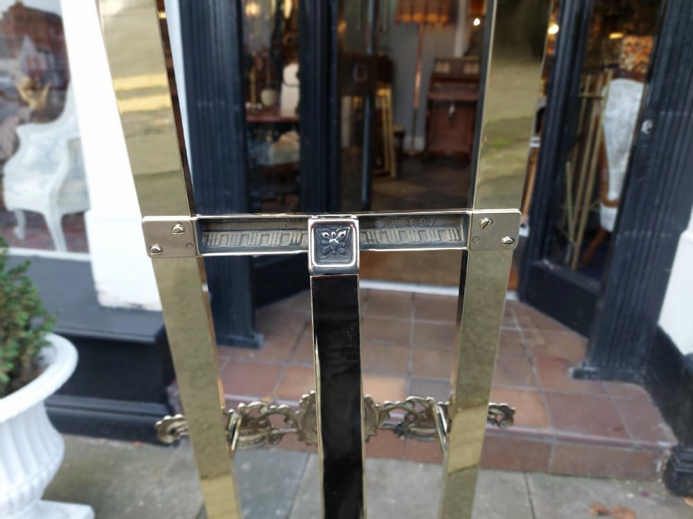 Late 19thC Brass Easel in the French 18thC Style View XI