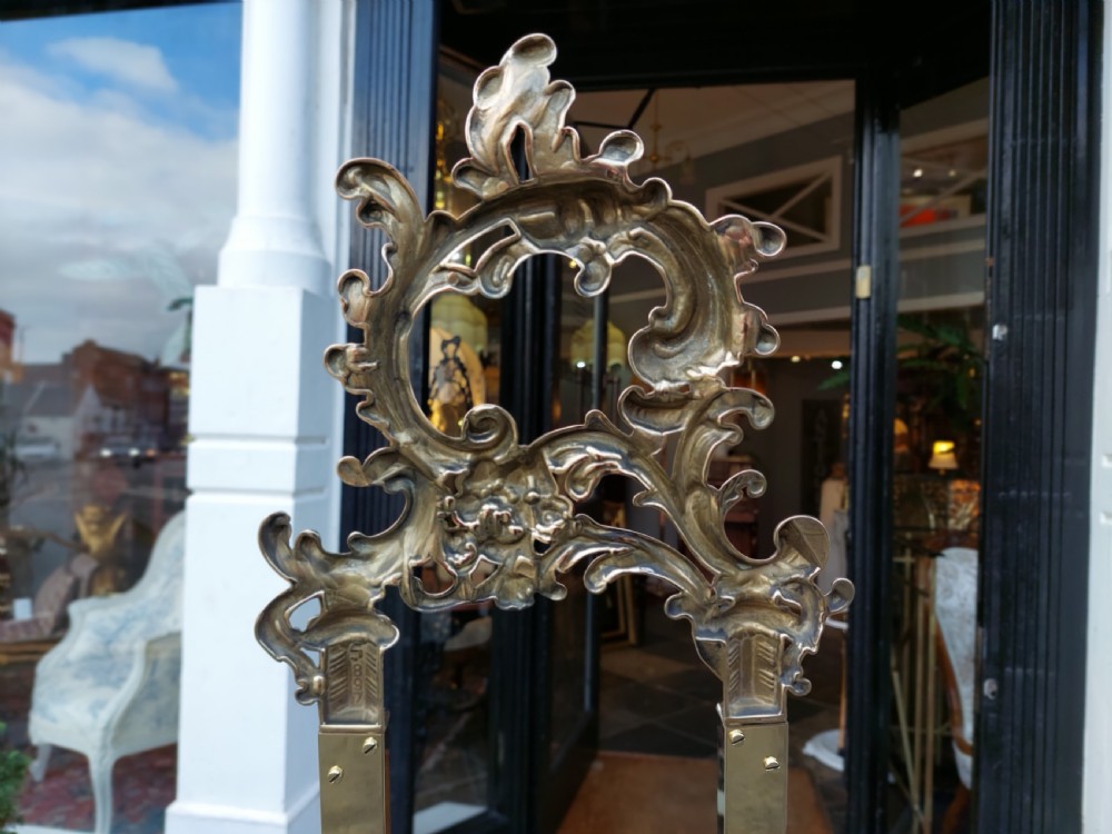 Late 19thC Brass Easel in the French 18thC Style View XII