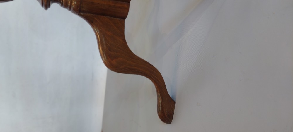 Walnut and Burr Walnut Veneered Lamp Table  View V