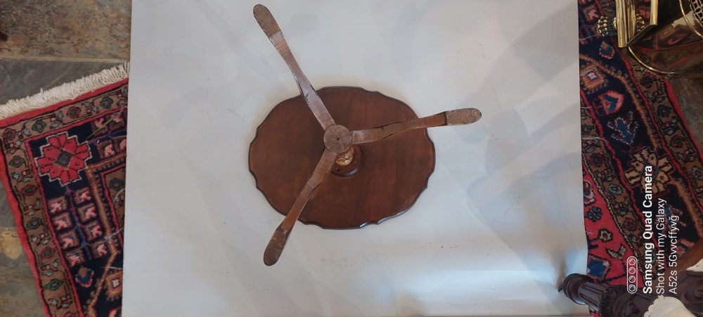 Walnut and Burr Walnut Veneered Lamp Table  View VI