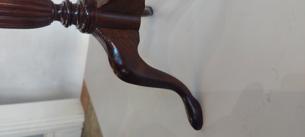 Mahogany Lamp Table View VIII