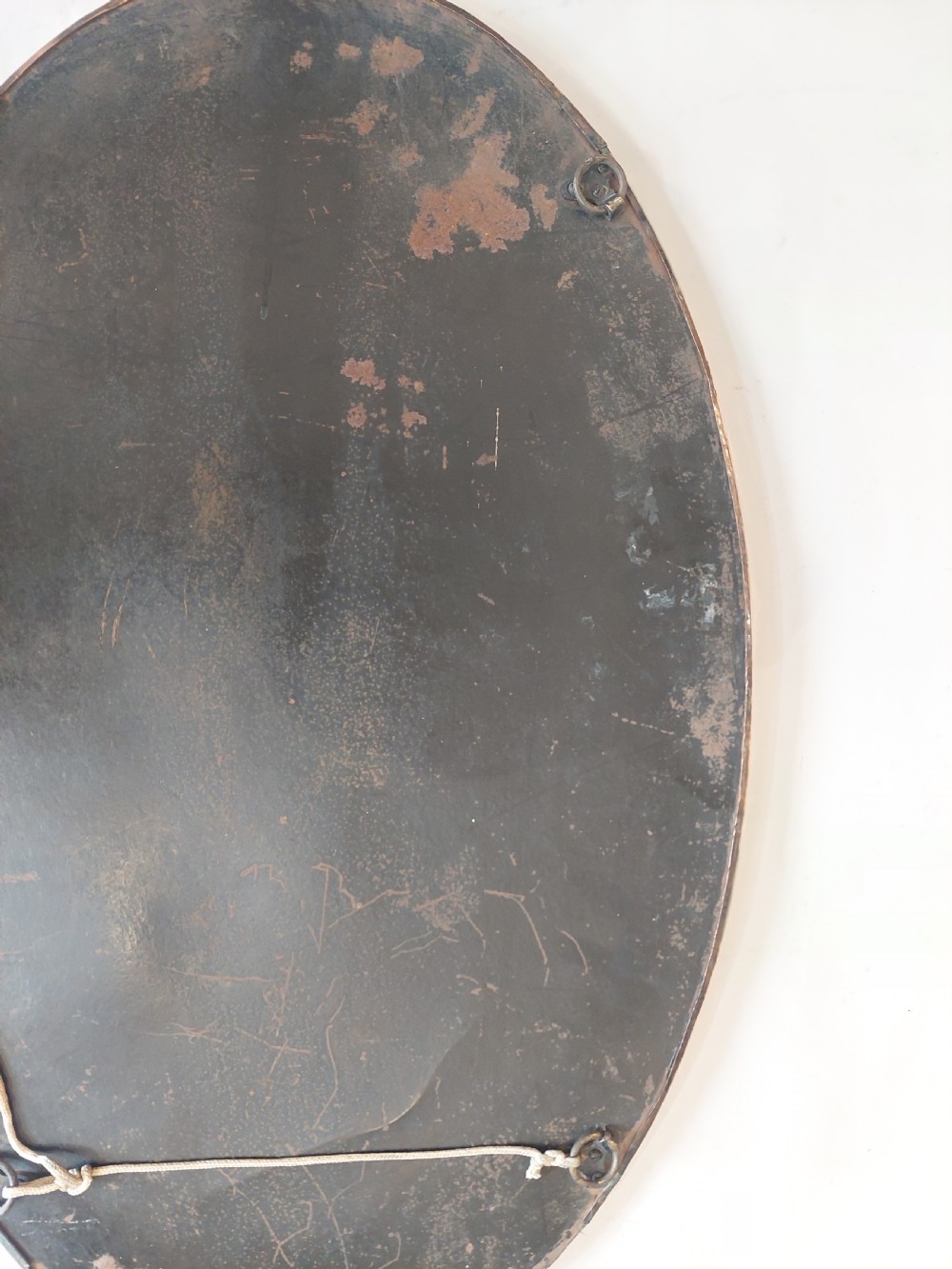 Arts & Crafts Beaten Copper Wall Mirror View VII