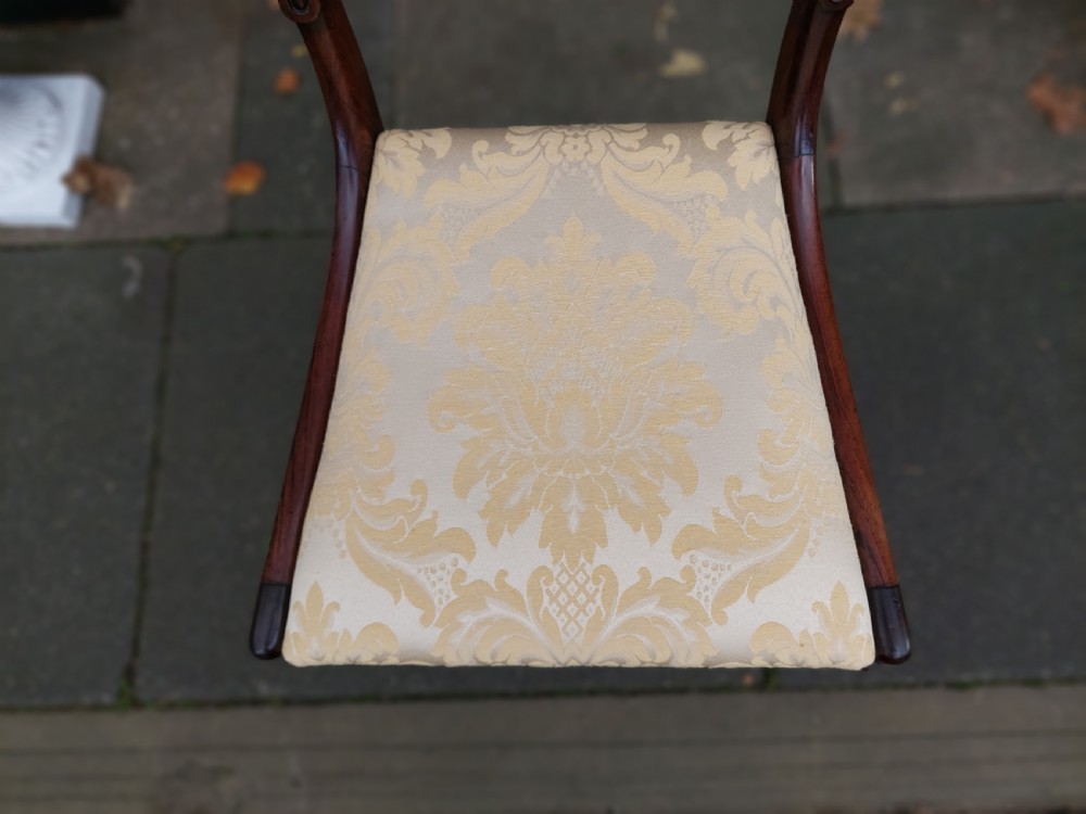 Set of 4 William IV Rosewood Dining Chairs View VII