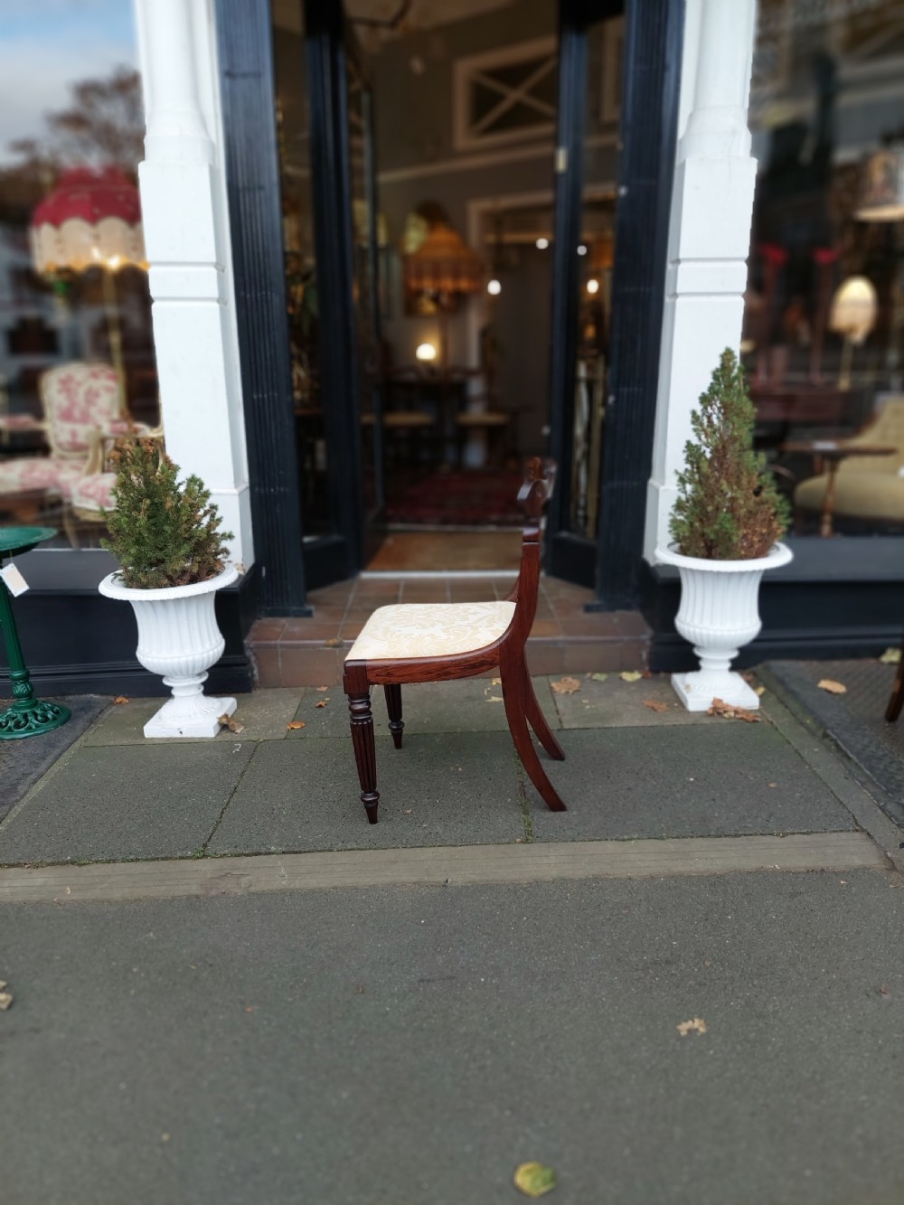 Set of 4 William IV Rosewood Dining Chairs View XI