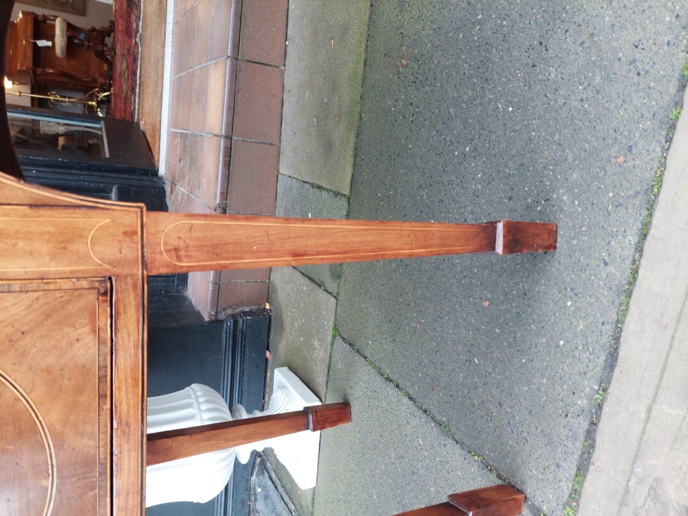 George III Mahogany Bow Fronted Sideboard View II