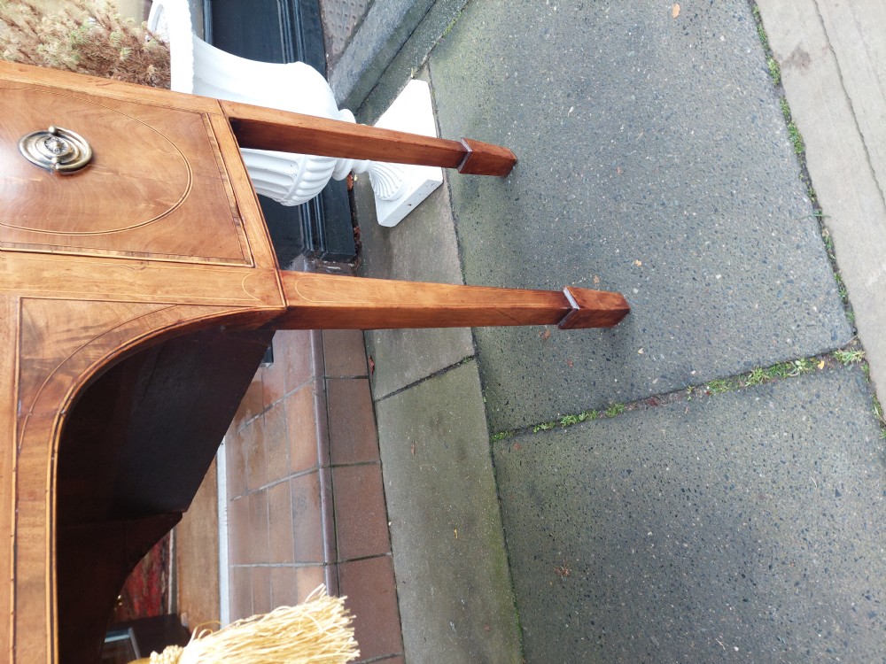 George III Mahogany Bow Fronted Sideboard View III