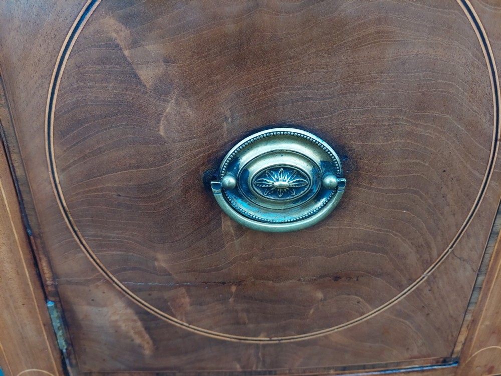 George III Mahogany Bow Fronted Sideboard View IV