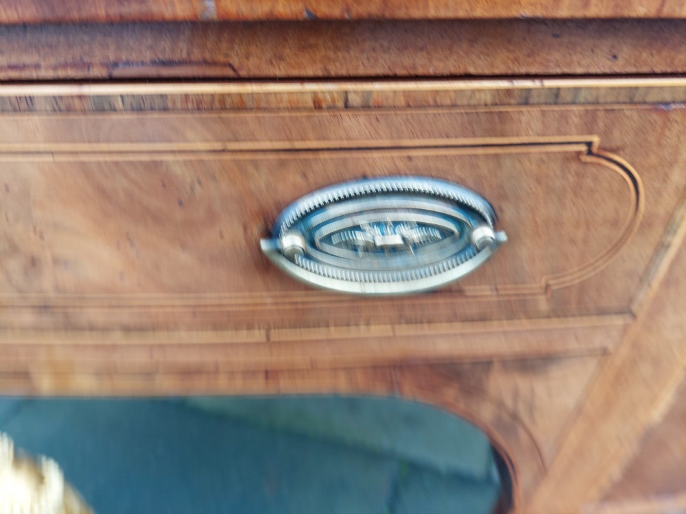George III Mahogany Bow Fronted Sideboard View VIII