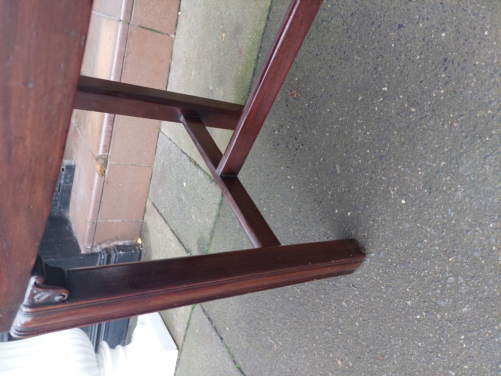 Early Georgian Mahogany Dressing Table Stool View III
