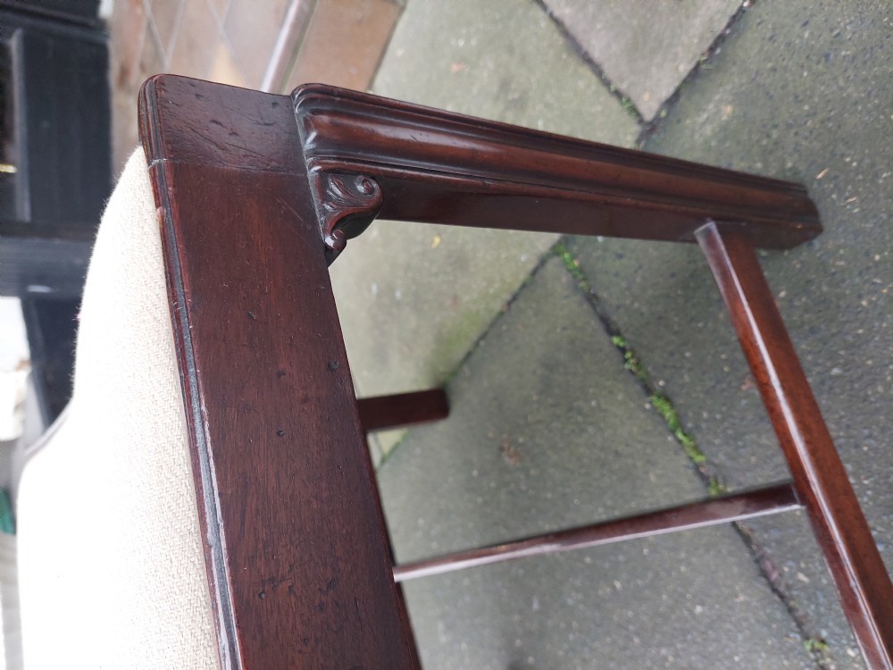 Early Georgian Mahogany Dressing Table Stool View IV
