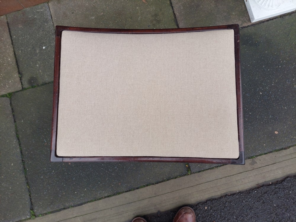 Early Georgian Mahogany Dressing Table Stool View V