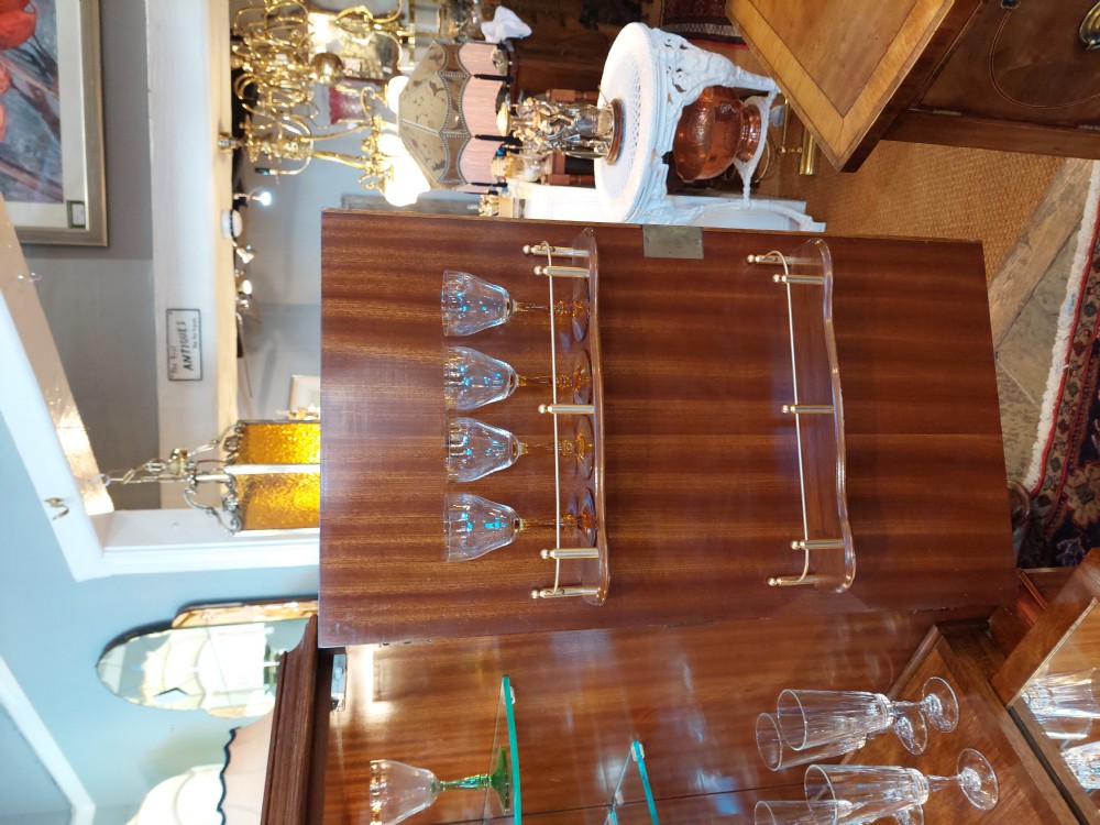 Early 20thC Queen Anne Style Mahogany Cocktail Cabinet View IV
