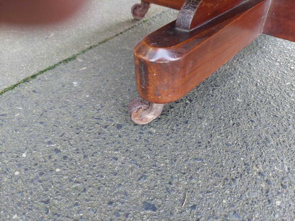 Edwardian Inlaid Mahogany Revolving Bookcase View III