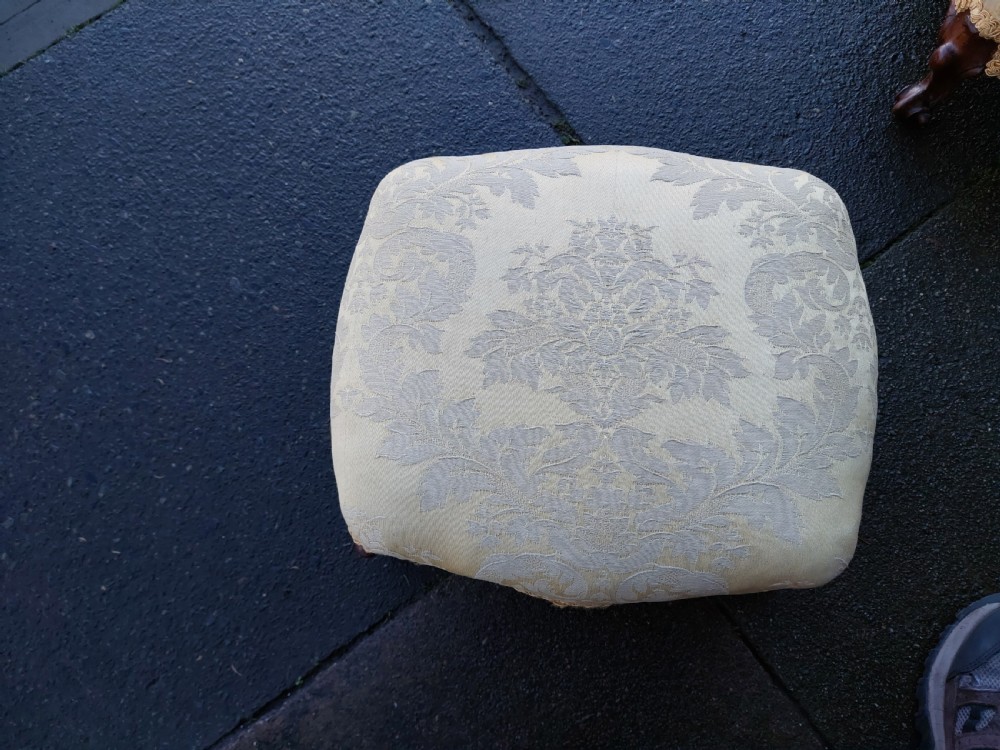 Pair of Victorian Walnut Footstools View II