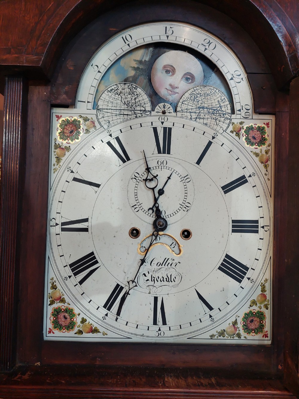 George III Oak Longcase Clock by John Collier, Cheadle View VIII