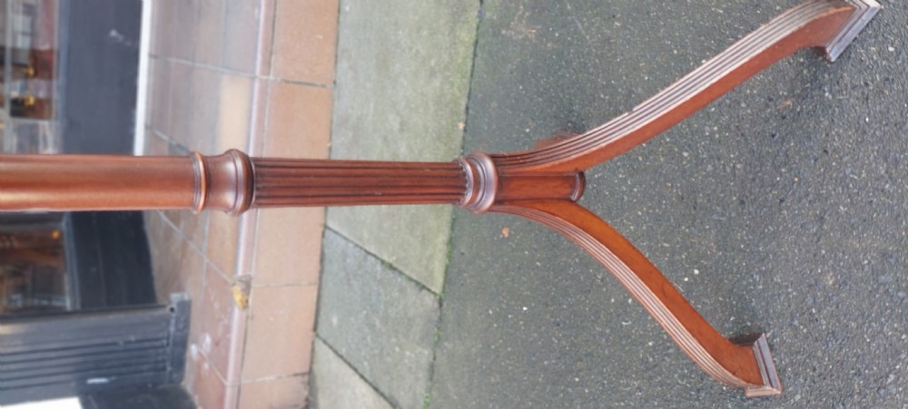 Early 19thC Mahogany Side Lamp Wine Table View II