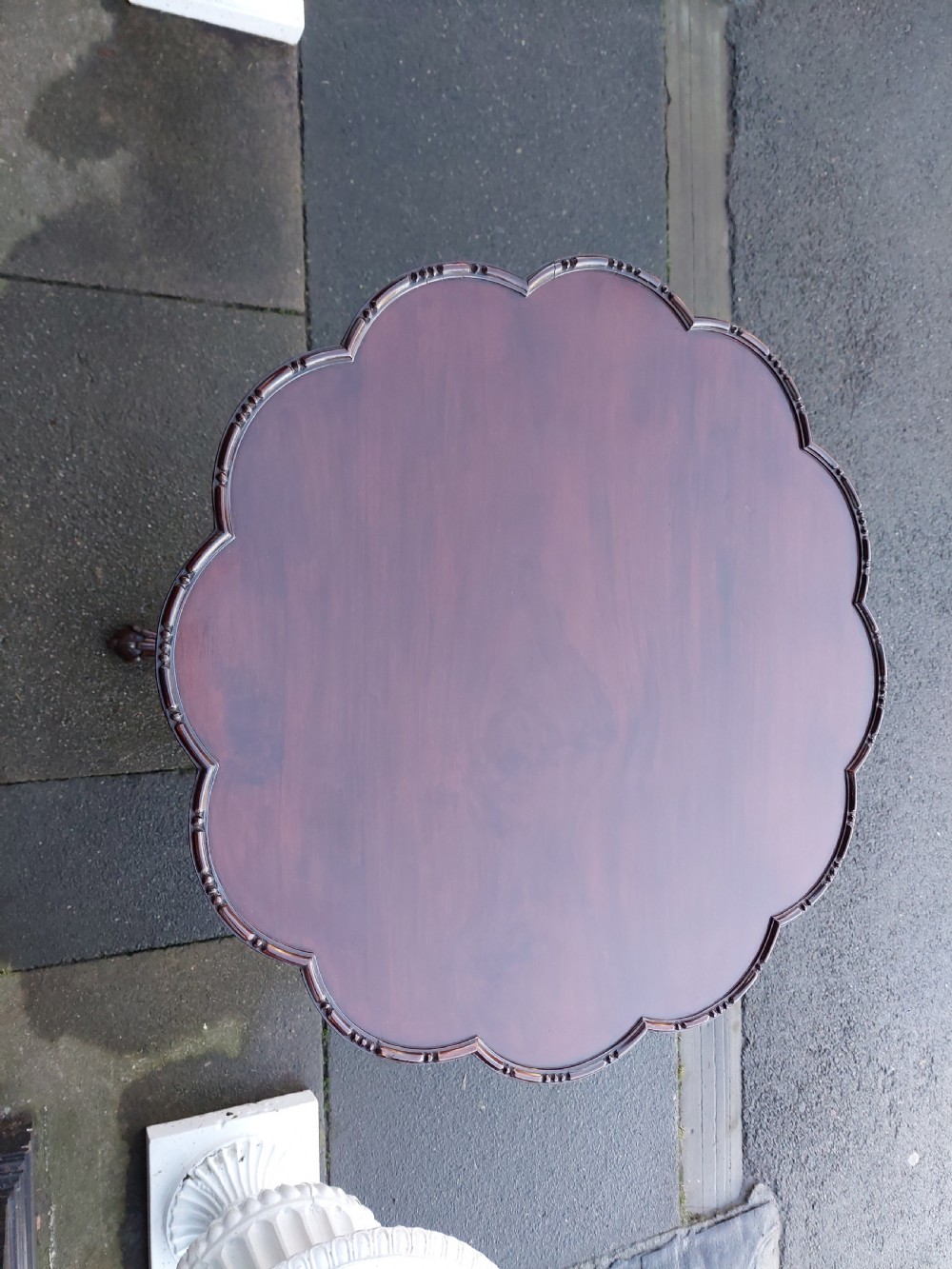 19thC Mahogany Tilt Top Tripod Table View III