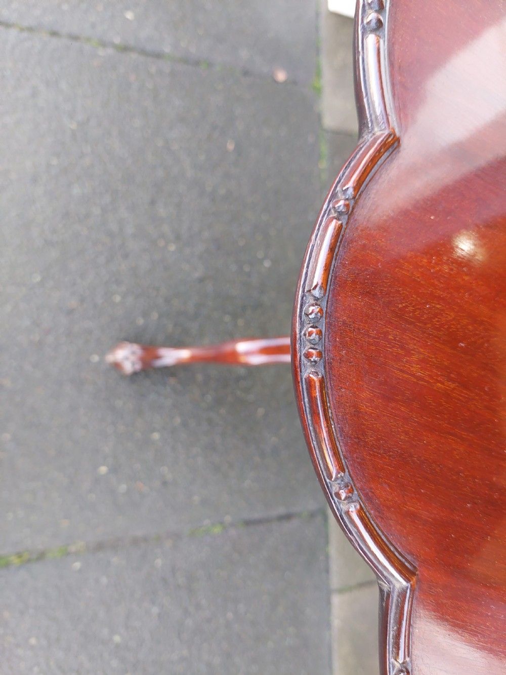 19thC Mahogany Tilt Top Tripod Table View VIII