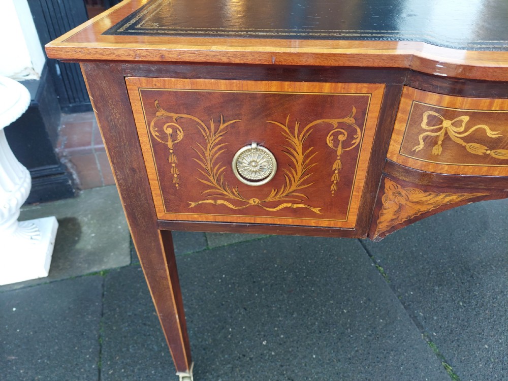 Edwardian Mahogany Sheraton Style Desk View II