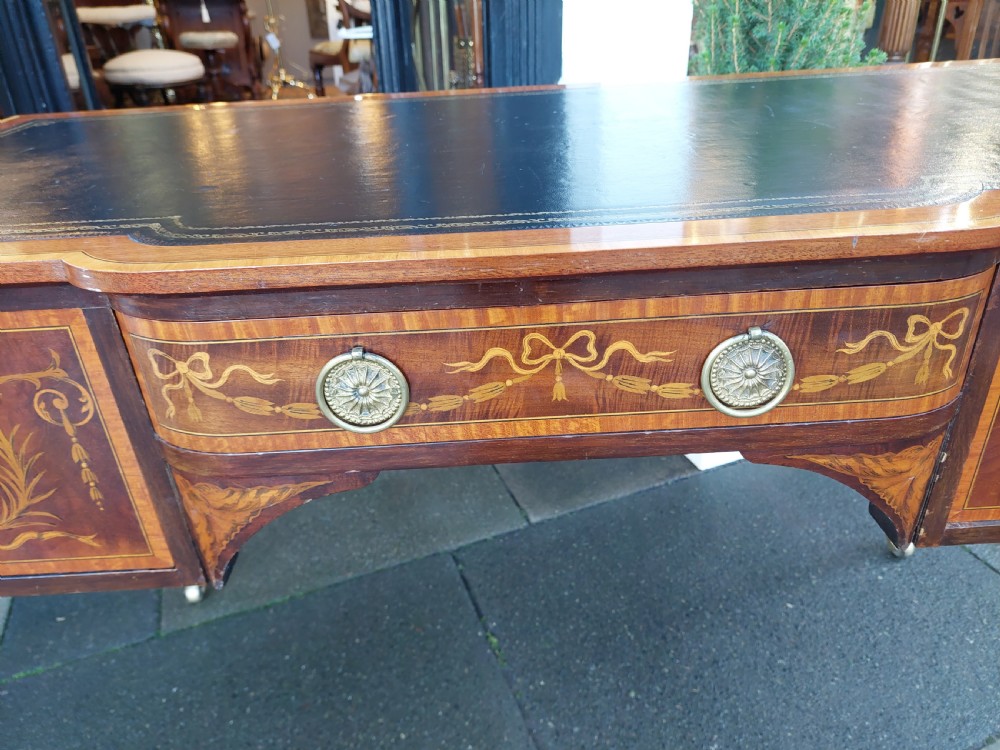 Edwardian Mahogany Sheraton Style Desk View III