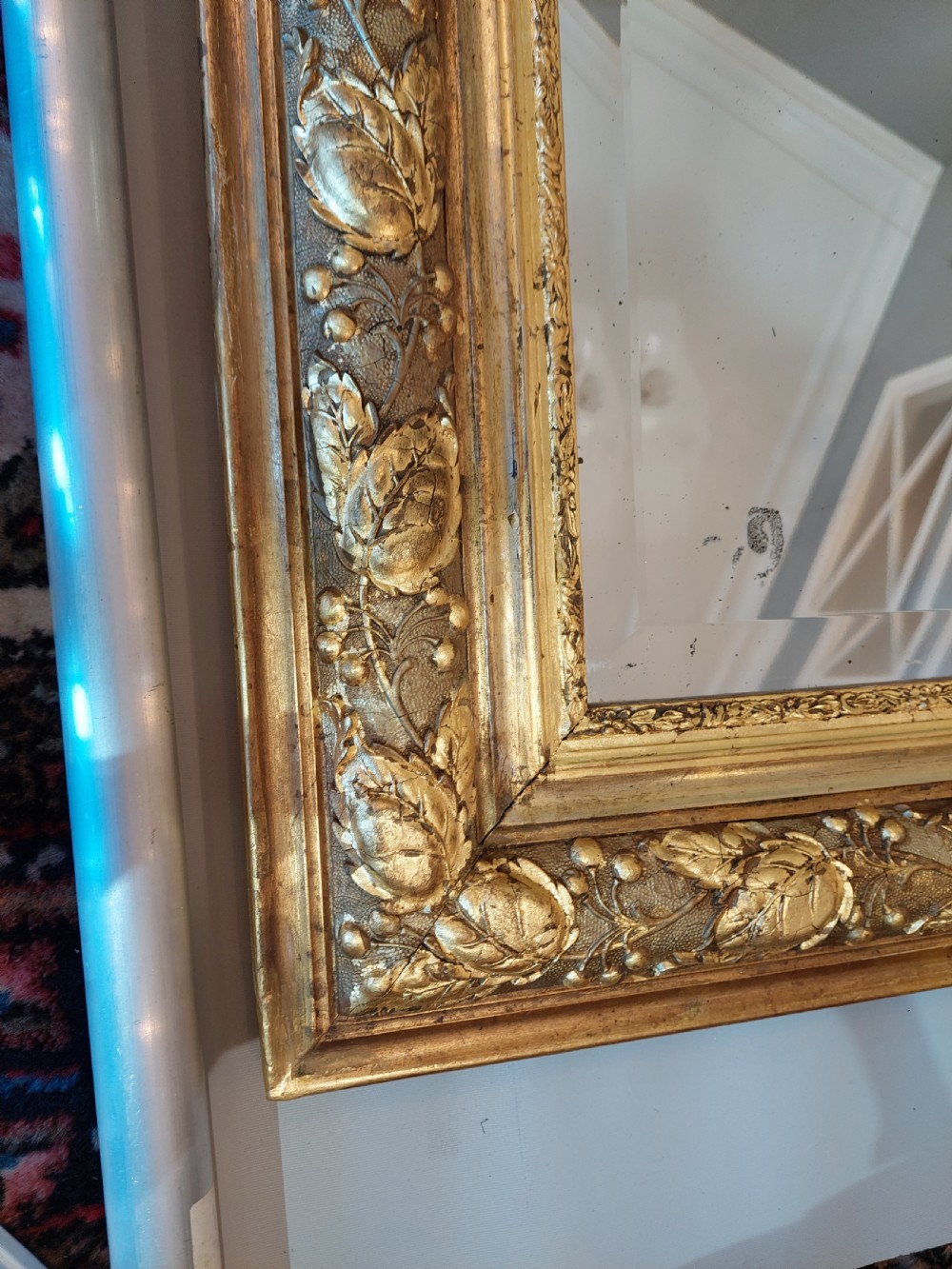 Victorian Giltwood & Gesso Wall Mirror  View III